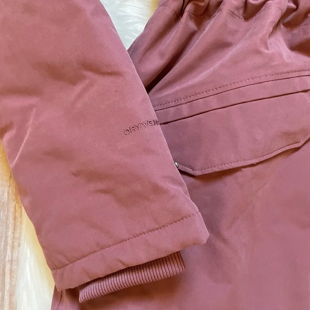 The North Face Women’s Snow Down Waterproof Parka In Wild Ginger - Picture 4 of 10